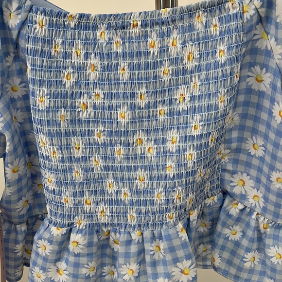 Crafe Fame floral printed peplum top - Picture 3 of 14